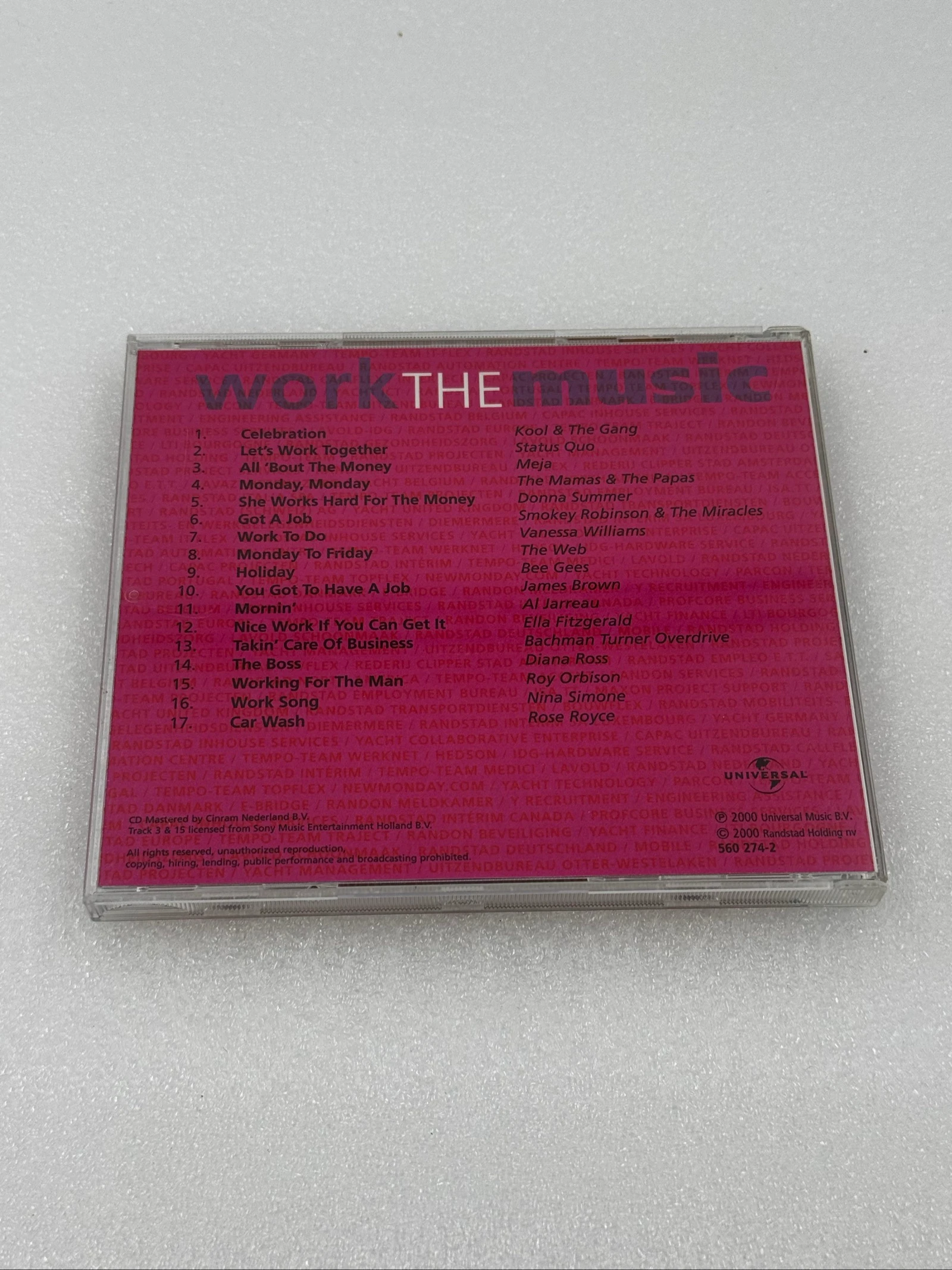 Work The Music CD - Varios artistas – photo 2